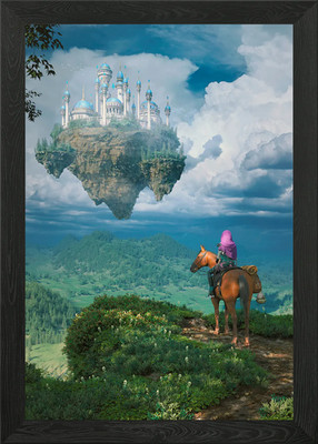 Der Magier Zitadelle Gerahmtes Wandbild Poster Leinwanddruck Bild