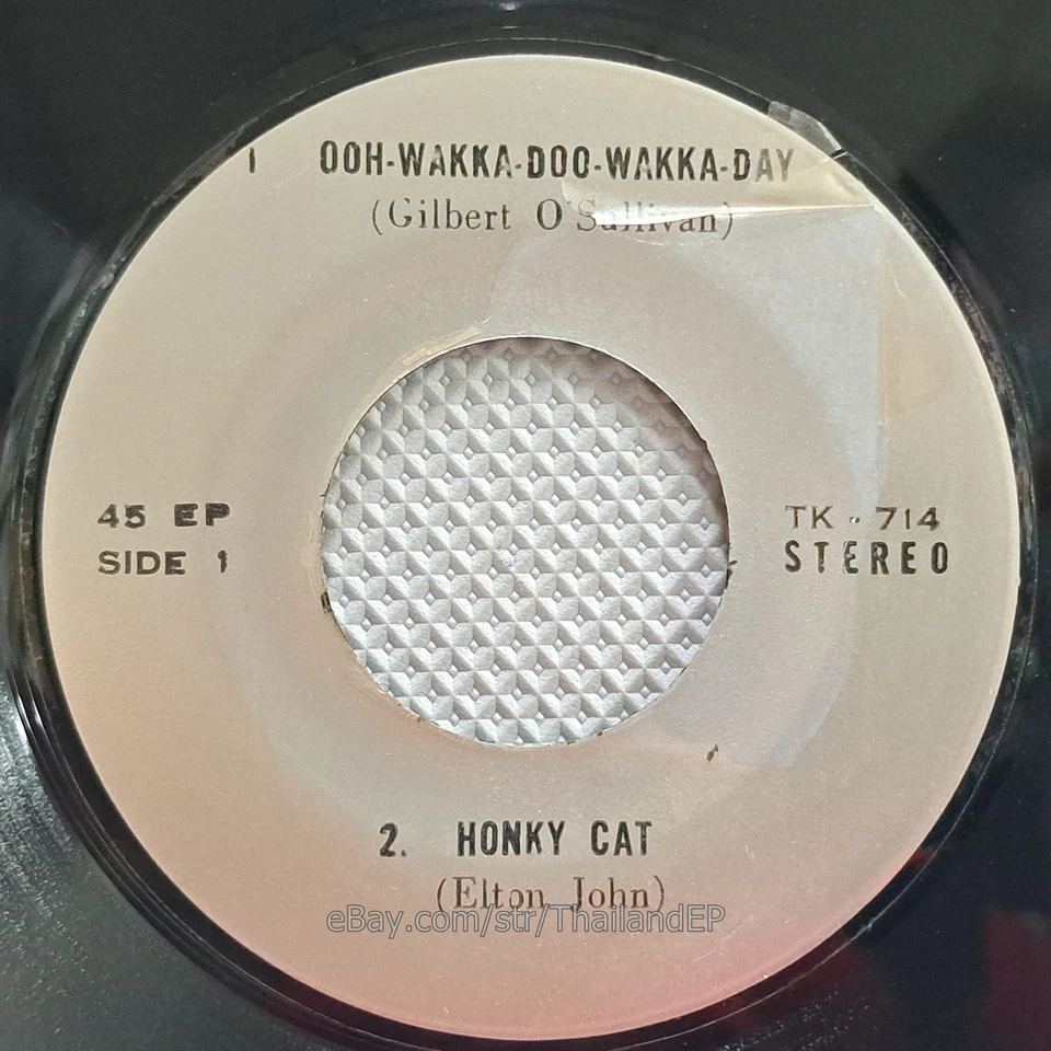 ELTON JOHN /HONKY CAT /NEIL DIAMOND /JACKSON BROWNE THAILAND EP 45 THAI - Image 4 of 4