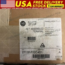 Allen Bradley 2711P-T12C4D1 /A PanelView Pl 1250 w/ 2711PT12C4D1 US Free Tax