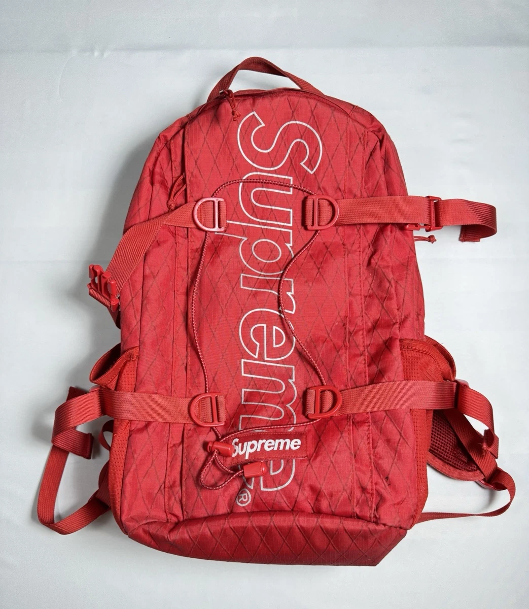 Supreme Red Backpacks for Men for sale - eBay