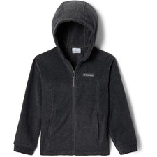 Columbia Kids Boy's Medium Charcoal Steens II Fleece Hoodie Jacket Zip Up OS7-11