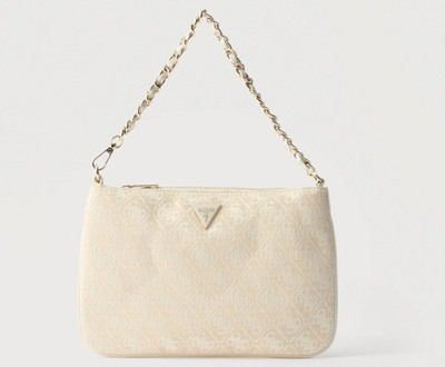 Guess FLAT POUCH - Handbag - beige