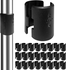 Wire Shelf Clips - 28 Pack Shelving Sleeves, 3/4 Inch 