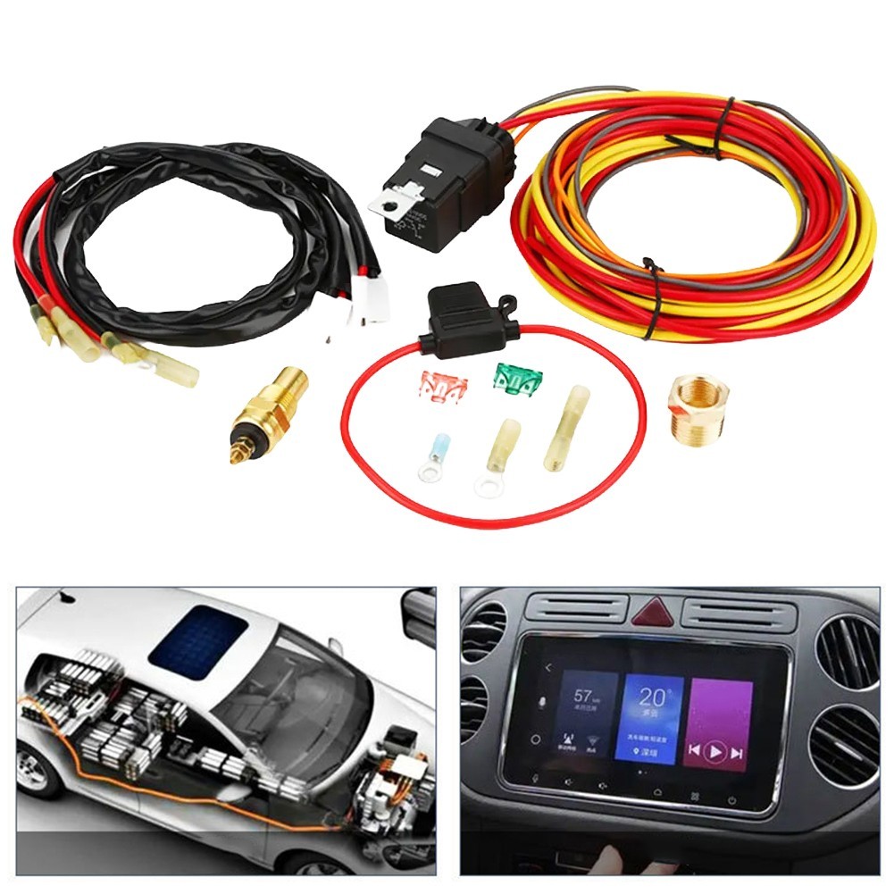 Complete Wiring Solution for Muscle Cars Dual Electric Fan Installation