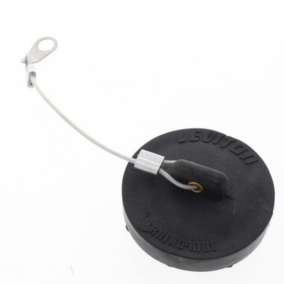 Leviton 49DSR Black Dust Cover for Male Female Receptacle Rhino-Hide 1-Pole CAM