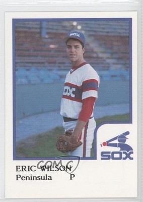 1986 ProCards Peninsula White Sox Eric Wilson 0f4