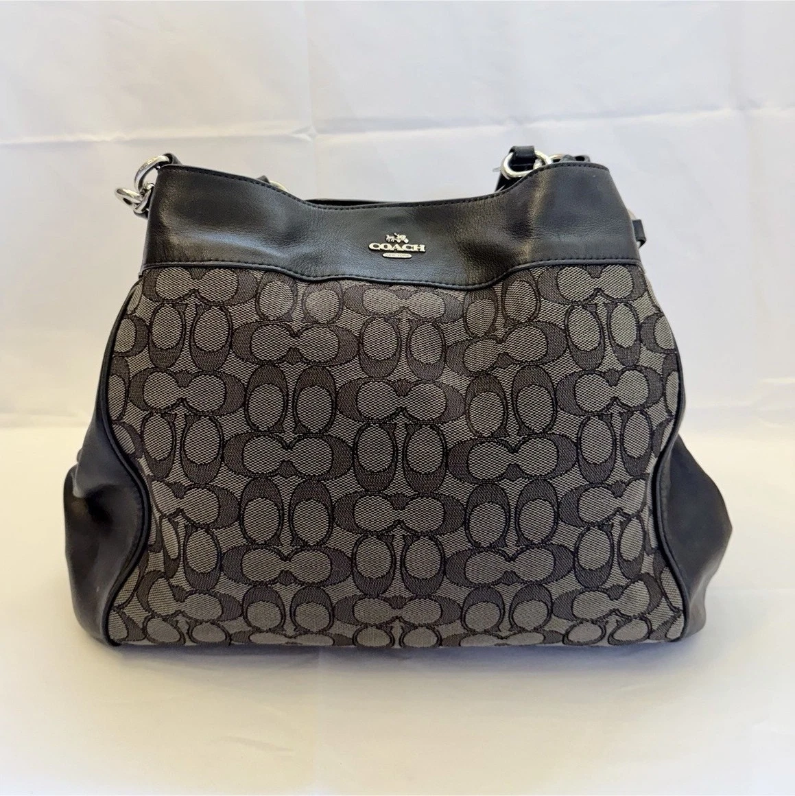 Coach Shoulder Bag Gray Bags & Handbags for Women for sale | eBay
