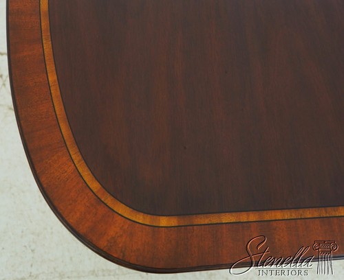 L67789: HENKEL HARRIS Model 2207 Banded Mahogany Dining Table - Picture 11 of 20