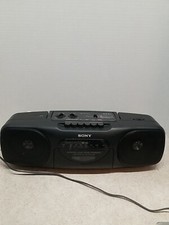 Sony CFS-B11 Boom Box Radio Works ,Cassette Does Not - REPAIR OR PARTS ONLY