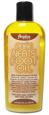 Pure NEATSFOOT OIL Waterproof Preserve LEATHER boot shoe Dressing ANGELUS 105