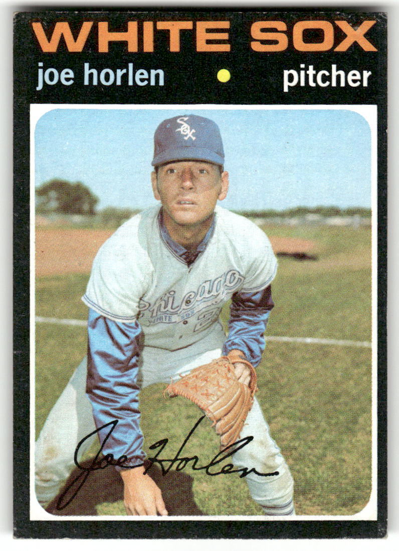 1971 Topps #345 Joe Horlen - EX