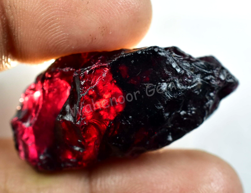 94.20 Ct Natural Red Brown Painite Rough Facet Top Quality Mogok AGL Certified - Picture 5 of 6