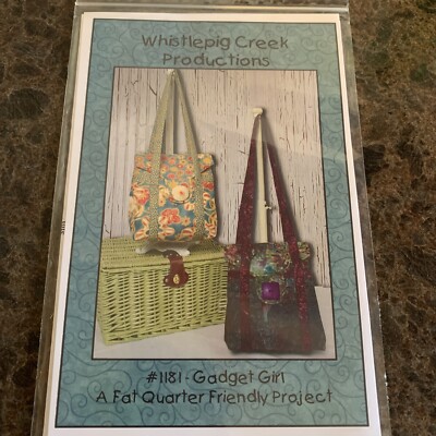 Whistlepig Creek - 1181 - Gadget Girl Purse Bag - Sewing Pattern | eBay