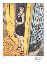 EX-LIBRIS CAROLINE BALDWIN TIRAGE LIMITE ET SIGNE PAR ANDRE TAYMANS NEUF