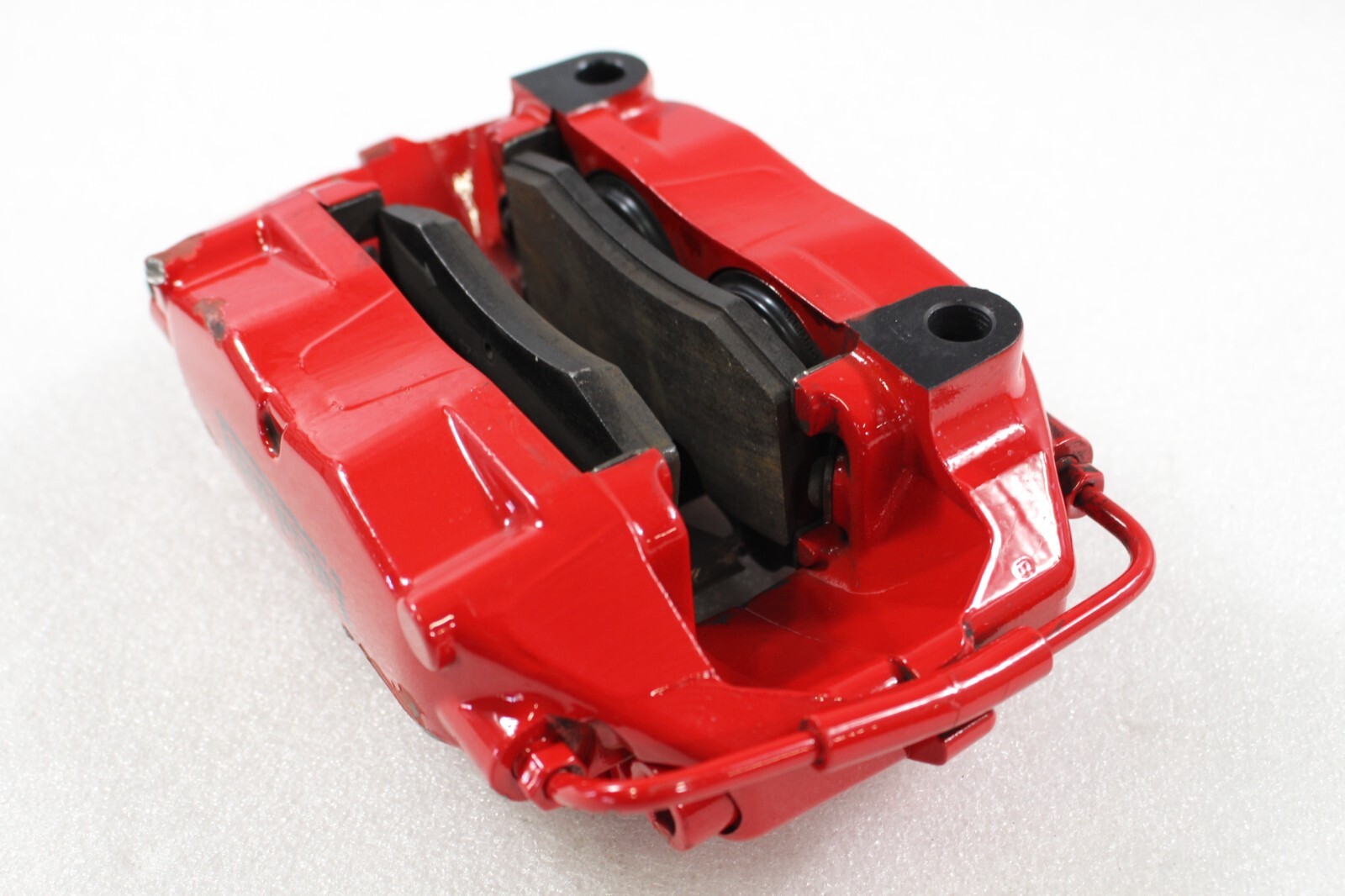 Ferrari 360, F430, LH, Rear Brake Caliper, Red, Bent, Used P/N 179600 s/c 228011