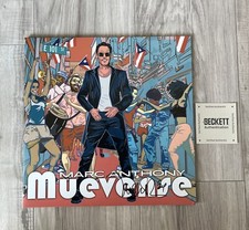 Marc Anthony Signed Autograph Record Album Vinyl Muevense LATIN Beckett QR COA 1