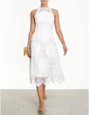 Zimmermann Bonita Crochet Embroidered Dress, SIZE 0(6-8), RPR $895 | eBay  Australia