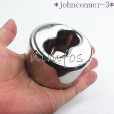 8 Sizes Groove Men Ball Stretcher Weight Stainless Steel Enhancer Chastity Ring