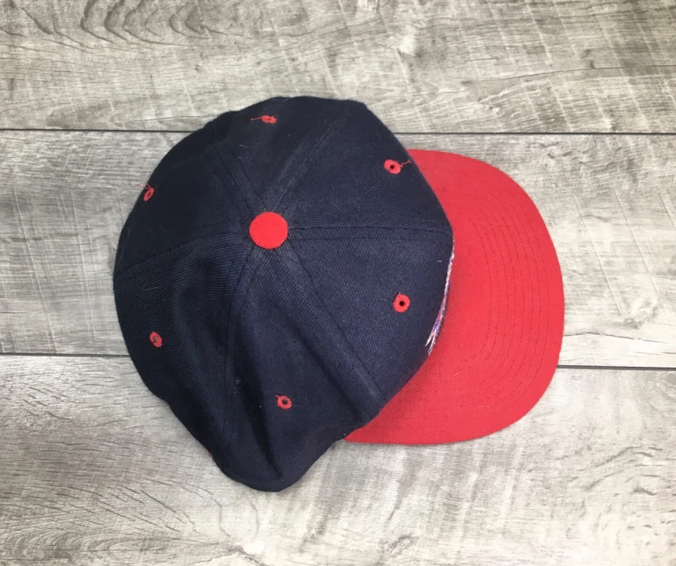 Gorra New Era NOS Super Bowl XXVI NFL Minneapolis Azul Snapback Años 90 De Colección Foto 3 de 4