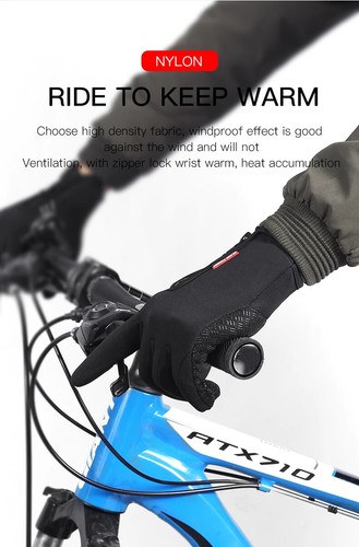 Unisex Touchscreen Winter Warm Vollfinger Handschuhe Radfahren Outdoor Camping Wandern - Bild 7 von 18