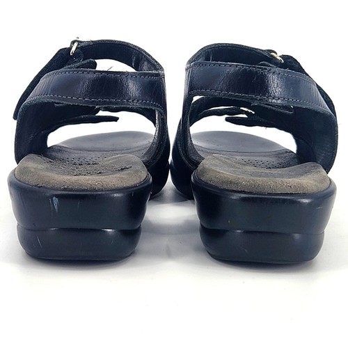 SAS Tabby Slingback Sandals Womens Size 7.5N Black Leather Tripad Comfort - Picture 7 of 11