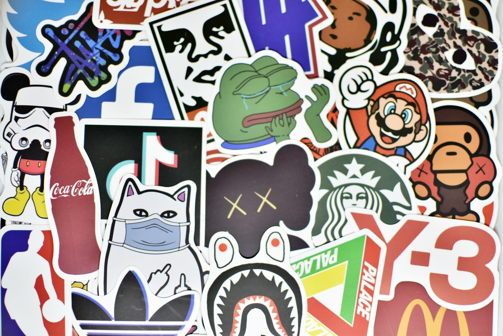 100 Hypebeast Vinyl Stickers for Hydro Flask Laptop Car Bumper Luggage