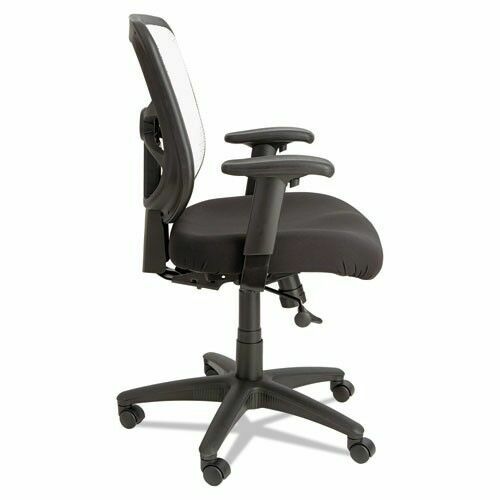 Alera Elusion Mesh Mid Back Swivel Tilt Chair Black Aleel42b04 For Sale Online Ebay