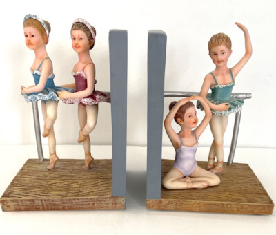 Vanmark Pair Of Bookends   The Beauty of Ballet Series   Ballerina Figural HTF