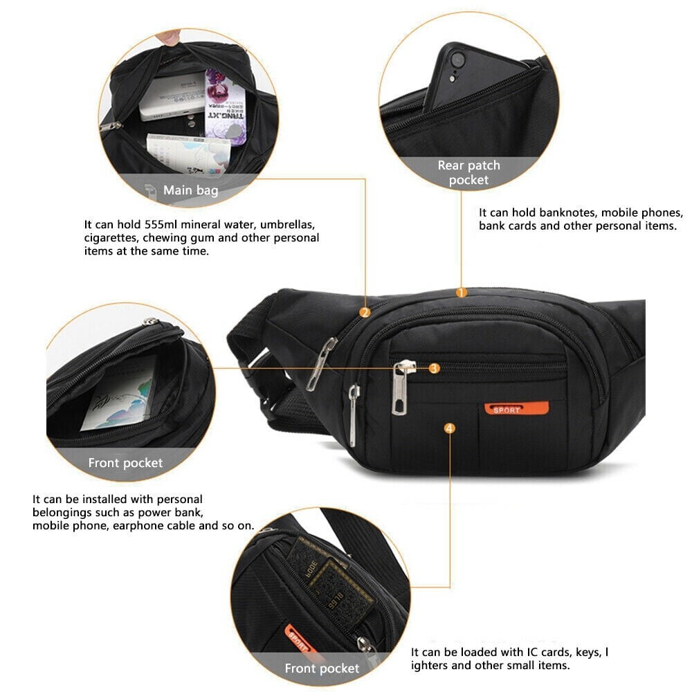 Cangurera Sniffing Cangureras Fashion Riñoneras Para Hombre O