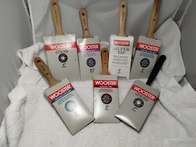 Wooster Lot of 7 Paint Brushes...BRAND NEW 3'' TO 4''