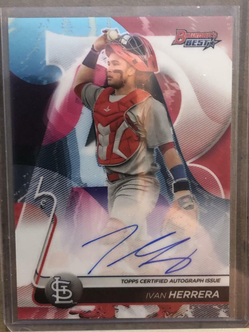 2020 Bowman's Best Best of 2020 Autographs #B20-IH Ivan Herrera NM-MT