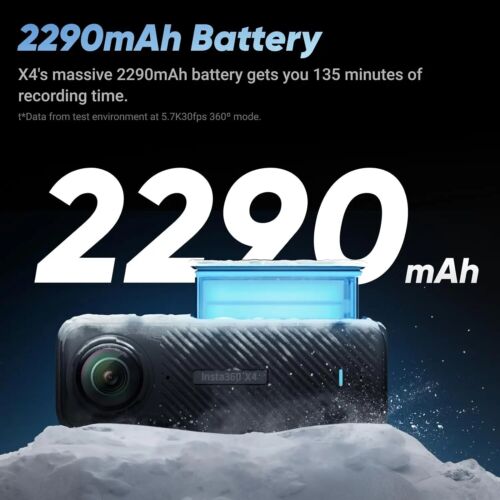 Insta360 X4 8K Waterproof 360 Action Camera 4K Wide-Angle Video Touch Screen NEW - Picture 4 of 7