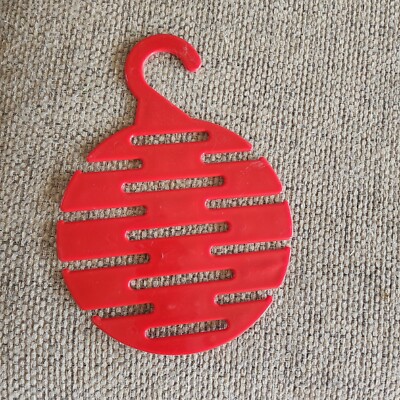 Vintage  Neck Tie Rack Hanger  Closet Holder Organizer plastic flexible