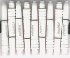 1.5in. 2ba White WINMAU Prism Force Dart Shafts Rings: 1 set of 3