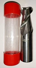 TRUECUT END MILL HT-200-55-A, 2 FLUTE, 1" X 2-1/4" LOC, 4" OAL