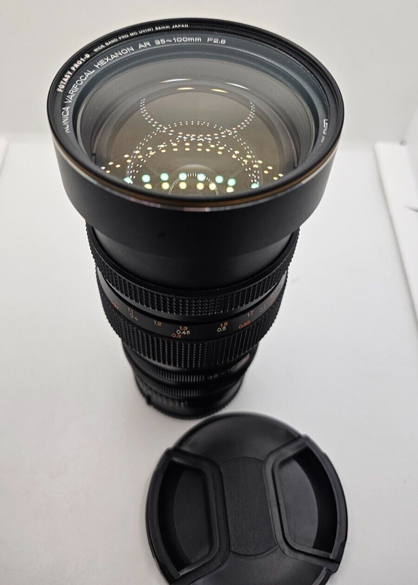 希少 送料無料 限定１個 VARIFOCAL ヘキサノン 35-100 F2.8 MINT+++ 】 Konica Varifocal Hexanon AR 35-100mm f/2.8 Zoom