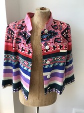 Matthew Williamson Mainline Colourful Jacket Blazer Uk 10