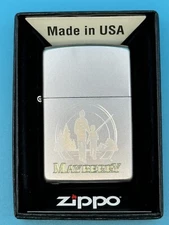 Limited Edition Mayberry Andy Griffith & Opie Fishing Chrome Zippo Lighter NEW