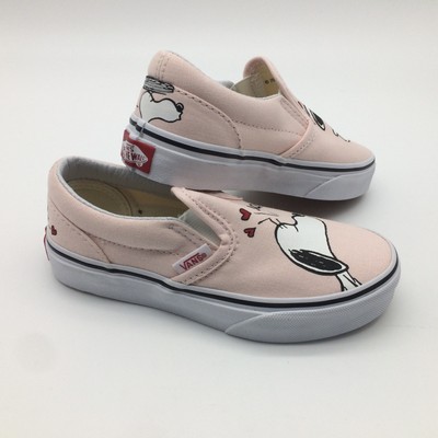 vans slip on peanuts snoopy chex skate shoe
