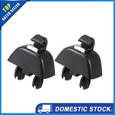 Pack of 2 for Audi A6 Avant 2005-2014 Black Car Sun Visor Support Clip Retainer