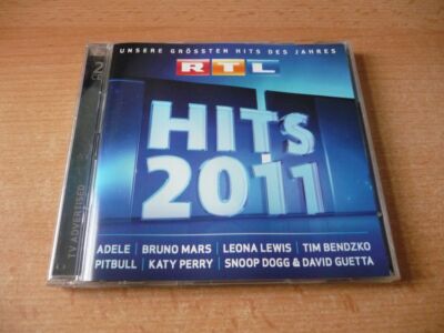 Doppel CD RTL Hits 2011: Adele Bruno Mars Katy Perry Hurts Pink Tim Bendzko Zaz