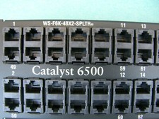 Cisco Catalyst 6500 WS-F6K-48X2-SPLTR . 90 Day's Warranty Real