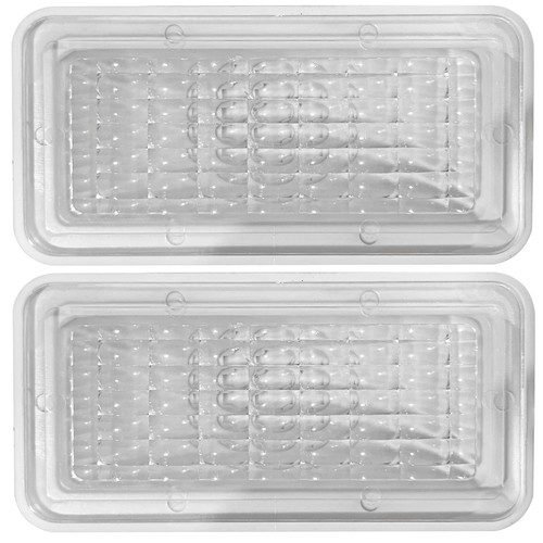 1969 Cougar Mustang Front Side Marker Lens 2 PCS Set Right & Left