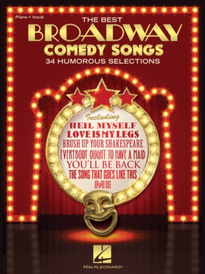 The Best Broadway Comedy Songs Sheet Music Piano Vocal Guitar Book 000237759