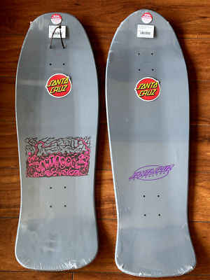 2 Neon Matte Santa Cruz Slasher Keith Meek Skateboard Deck