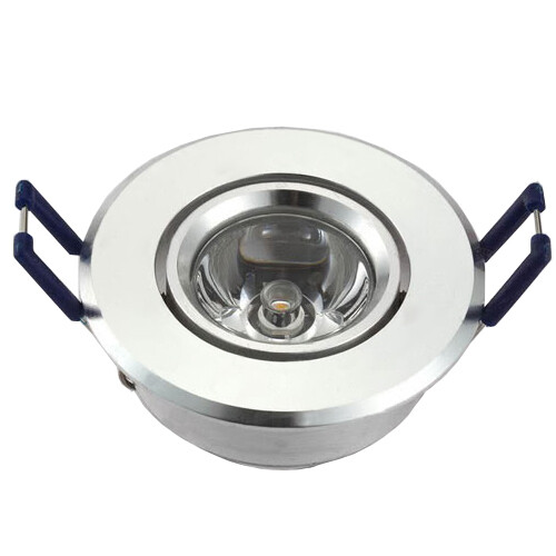 Dimmable/N LED Ceiling Light Fixture Recessed Grille Lamp Round Bulb Aluminum - Picture 25 of 44