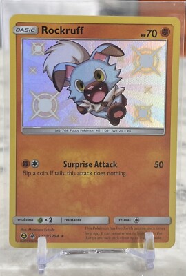 shiny rockruff pokemon card Ruler of the Black Flame Booster Box main image 0