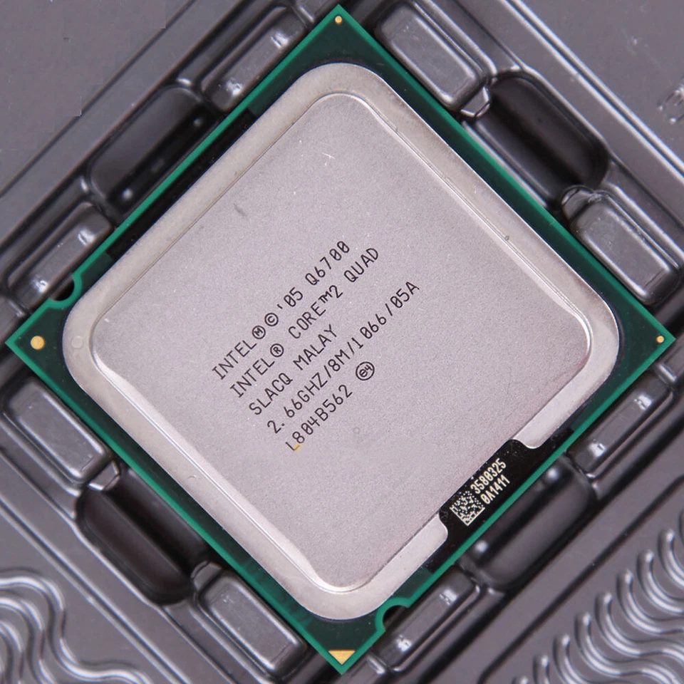 Intel Core 2 Quad Q6700 Processor 2.66GHz  LGA 775/Socket T CPU 105W 1066MHz - Image 3 of 4