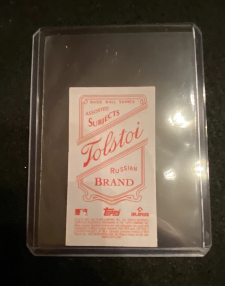 Topps 206 Wave 2 2022 Mike Zunino American Beauty Back/10 y Tolstoi/25 Foto 4 de 4