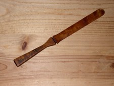 vintage Wichita Kansas wood KNIFE - LETTER OPENER  Masonic Home  BURLED WOOD